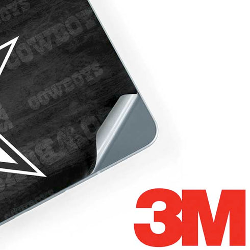 NFL Dallas Cowboys Black & White Galaxy Book 12in Skin